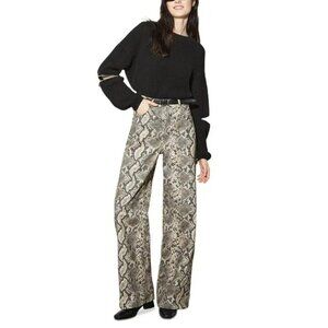 NWT Max & Co. Baobab Round Neck Black Knit Sweater Size L $395